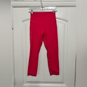 Lululemon Align High-Rise Crop 23" in Lip Gloss